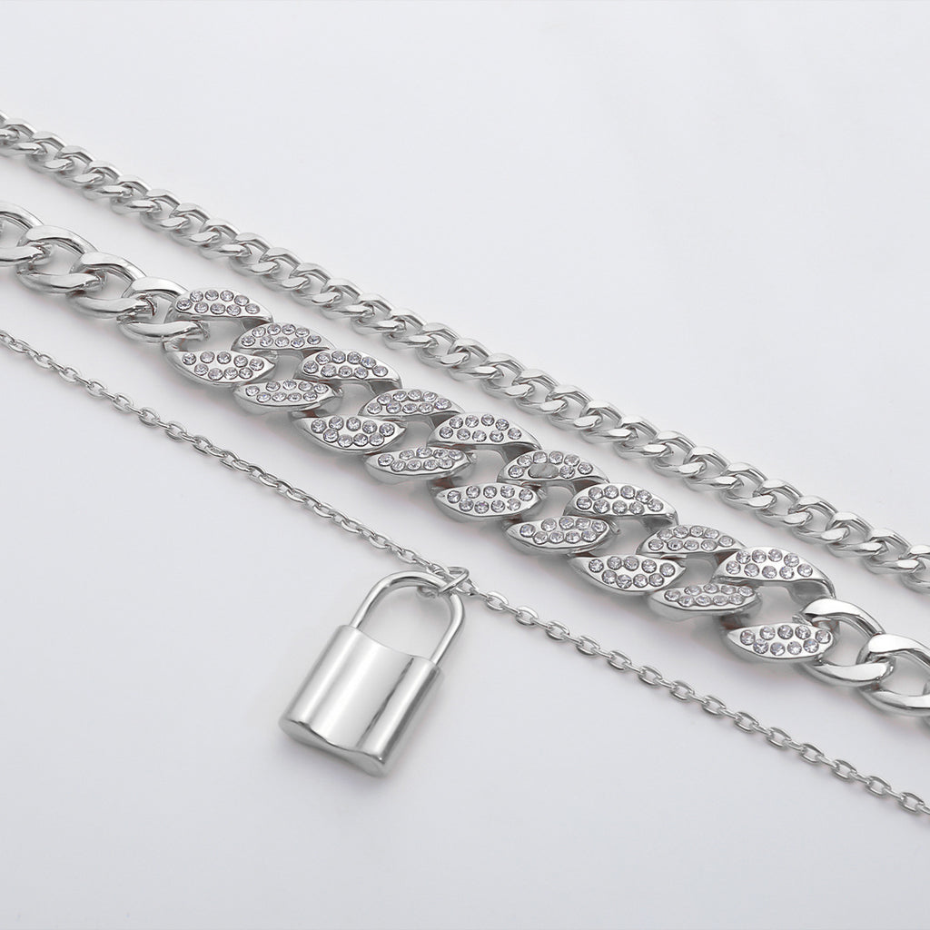 Fashion simple CUBAN CHAIN NECKLACE