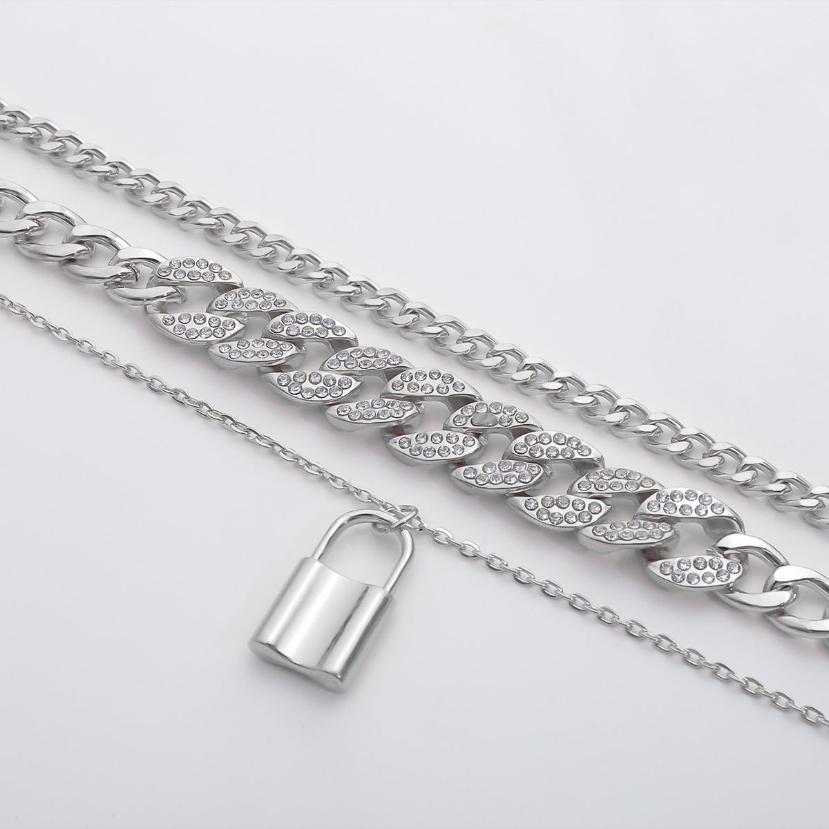 Fashion simple CUBAN CHAIN NECKLACE