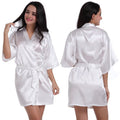 Summer Thin Short Cardigan Gown
