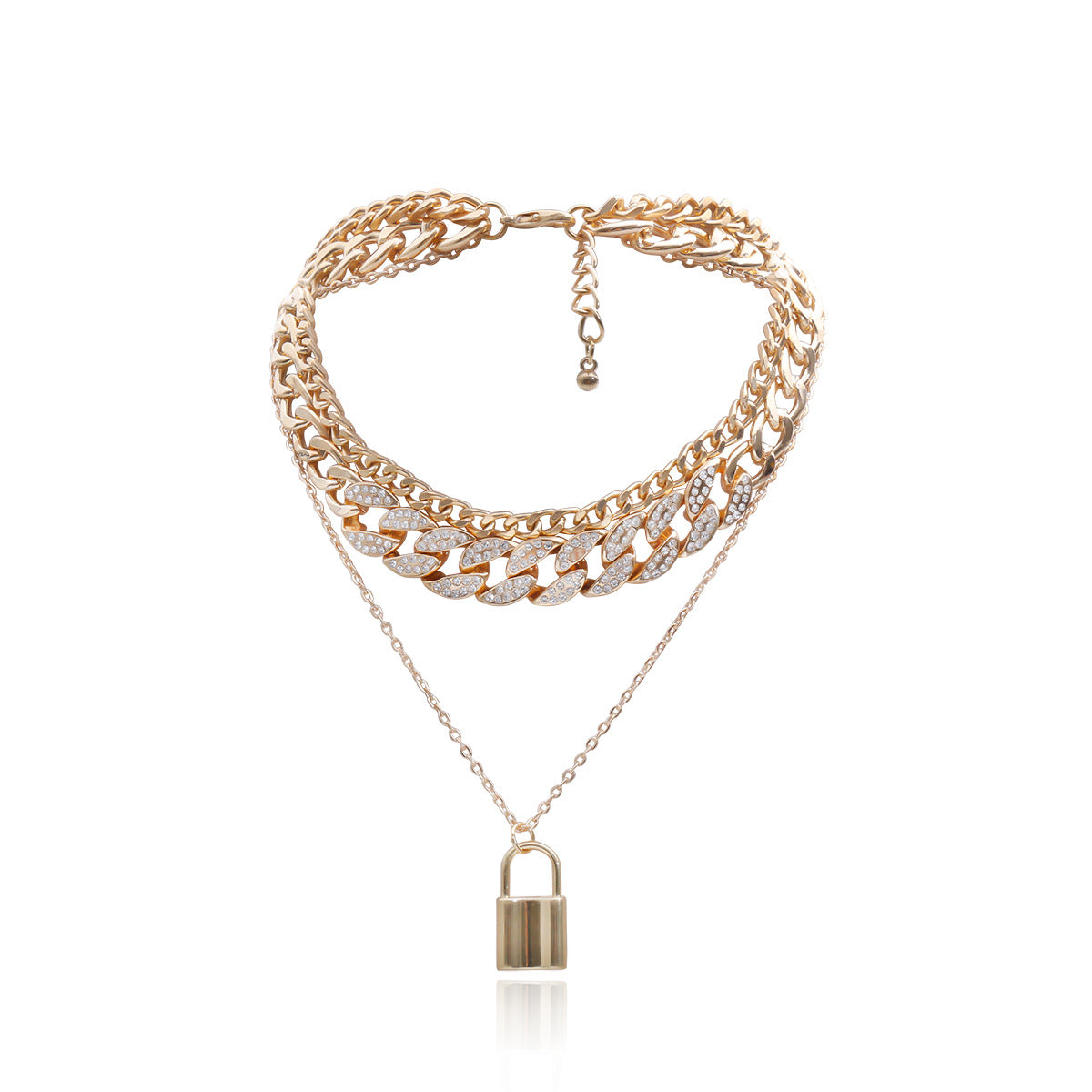 Fashion simple CUBAN CHAIN NECKLACE